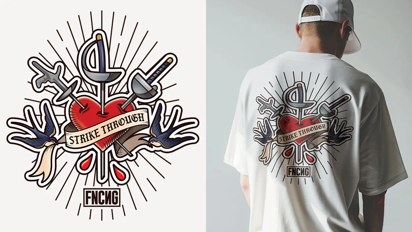 Strike Through FNCNG Tattoo Collection