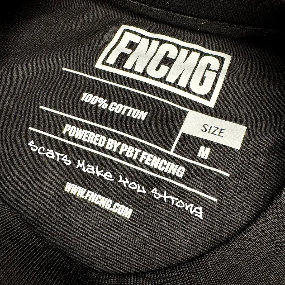 Scars Make You Strong - Black Fencing T-Shirt | FNCNG