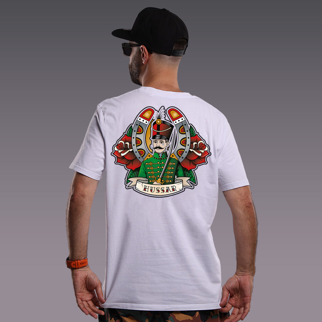 White Fencing T-shirt - Hussar - FNCNG