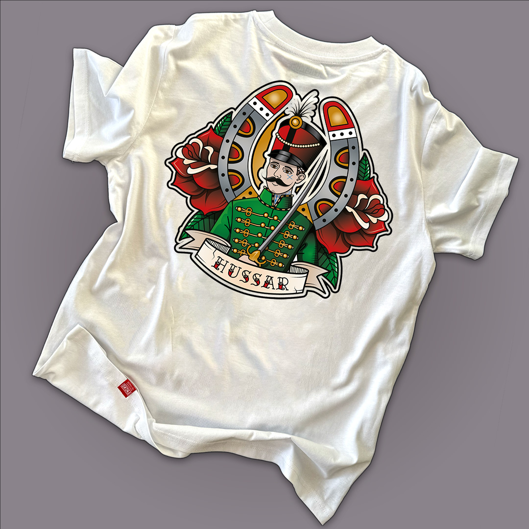 White Fencing T-shirt - Hussar - FNCNG